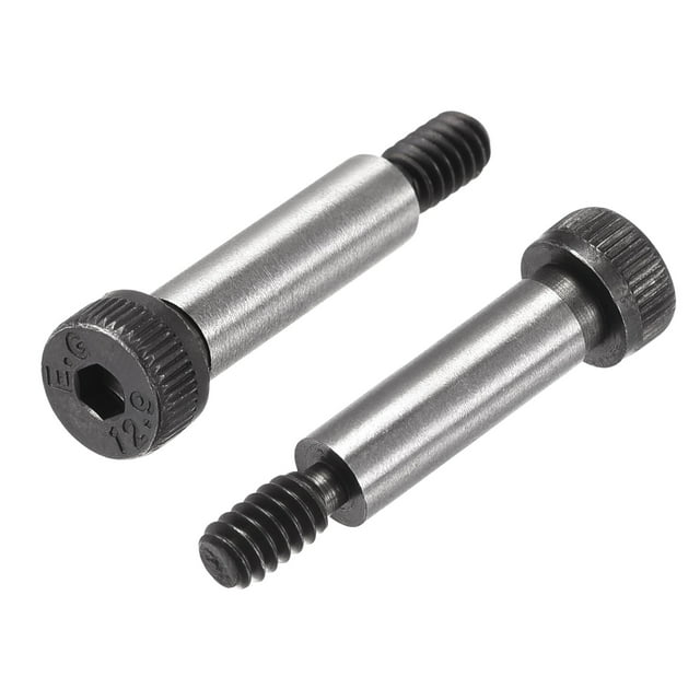 Uxcell Alloy Steel Socket Head Uxcell Shoulder Bolts 3/4" x1/4" Shoulder #10-24 Thread Thread 10 Pack