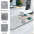 thumbnail image 2 of Large Kitchen Dish Drying Mat 16x18 Inch Super Absorbent Coffee Bar Mat for Countertop HighQuality Reversible Drying Pad Perfect for Kitchen and Coffee Stations, 2 of 6