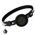 thumbnail image 2 of 2WIN2BUY Compatible with Airtag Dog Collar,Reflective Kitten Tracker Collar with AirTag Holder,Adjustable GPS Pet Collar with Quick Snap Buckle for Cats & Small Dogs,Black, 2 of 10