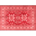 thumbnail image 1 of Ahgly Company Indoor Rectangle Geometric Red Traditional Area Rugs, 4' x 6', 1 of 4