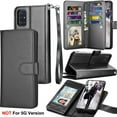 thumbnail image 1 of Galaxy A71 Case, [4G Version] Galaxy A71 Wallet Case, Tekcoo Luxury PU Leather Cash Credit Card Slots Holder Folio Flip Cover [Detachable Magnetic Hard Case] Kickstand for Samsung A71 [Black], 1 of 6