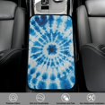 thumbnail image 2 of Yuyamidu Blue Whilpool Tie Dye Car Armrest Cover Cushion Pad Decorative Accessories Warm Auto Center Console Cover Pad Non-Slip Car Center Console Armrest Cover Fit for Most Vehicles, 2 of 7
