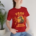 thumbnail image 2 of Year of the Dragon 2024, Bella & Canvas, Short Sleeve Cotton Tshirt, Unisex, 2 of 3