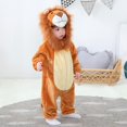 thumbnail image 2 of Ca Disfraz de dinosaurio para niños pequeños Disfraz de animal mono con capucha lindo para niños Halloween, 2 of 5