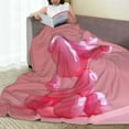 thumbnail image 6 of Fuzoiu Pink Balloon Puppy Art Print Ultra-Soft Micro Fleece Blanket,All Seasons Flannel Throw, Lightweight Blanket for Bed, Sofa, Couch, Movie Night, Camping, and Travel-60"x50", 6 of 7