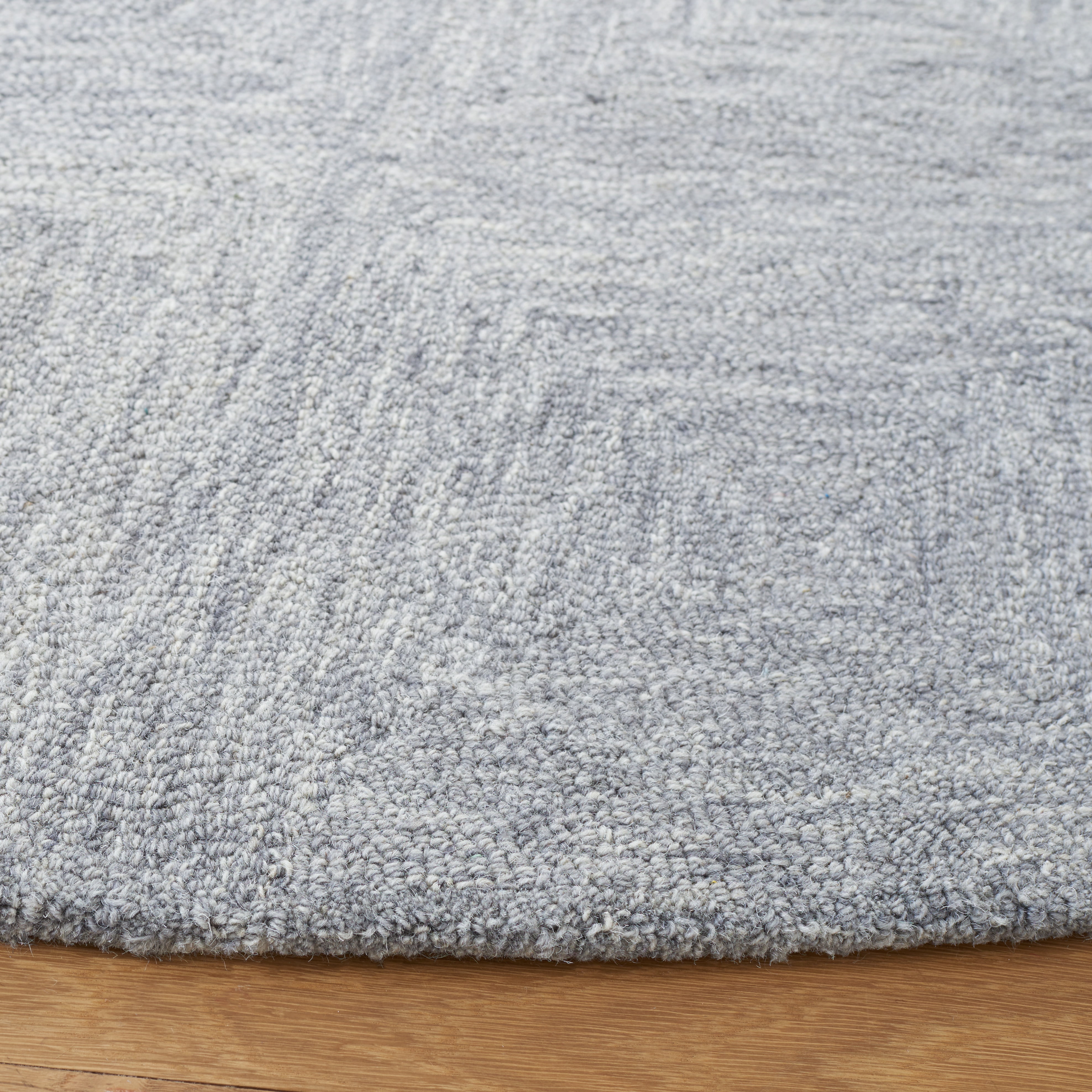 SAFAVIEH Metro Avalon Diamond Area Rug, Grey, 6' x 6' Round