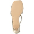 thumbnail image 6 of Journee Womens Starling Kitten Heel Two Tone Open Toe Dress Sandals, Widths Available, 6 of 9