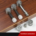 thumbnail image 3 of TIERPOP 20Pcs Furniture Connector Eccentric Wheel Connecting Fitting Furniture Cabinet Wheel Nut Connection Desk Link Fixer, 3 of 17