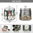 thumbnail image 2 of Yayeee Ashtray with Lid for Cigarette Smokeless Stainless Steel Home Ash Holder, Green Snowmen, 2 of 7