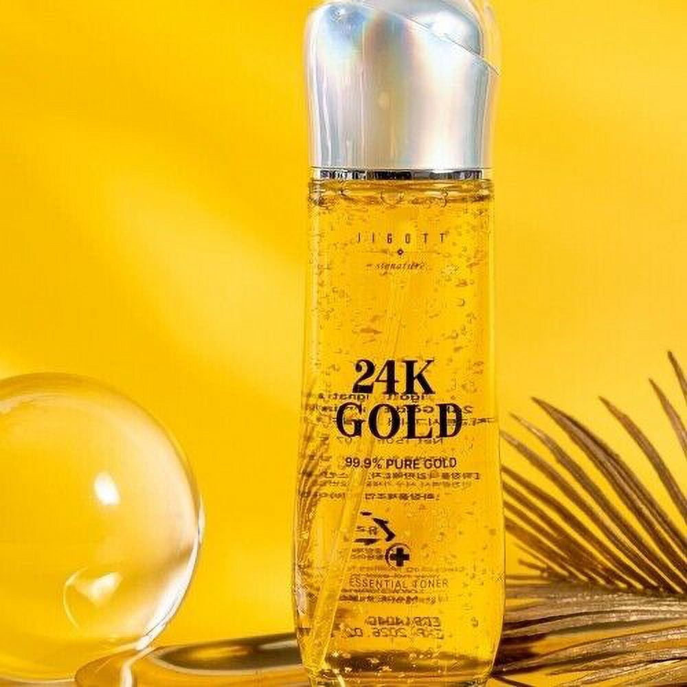 Jigott Signature 24K Gold Essential Skin Care 3 Set Toner, Emulsion, Cream Set