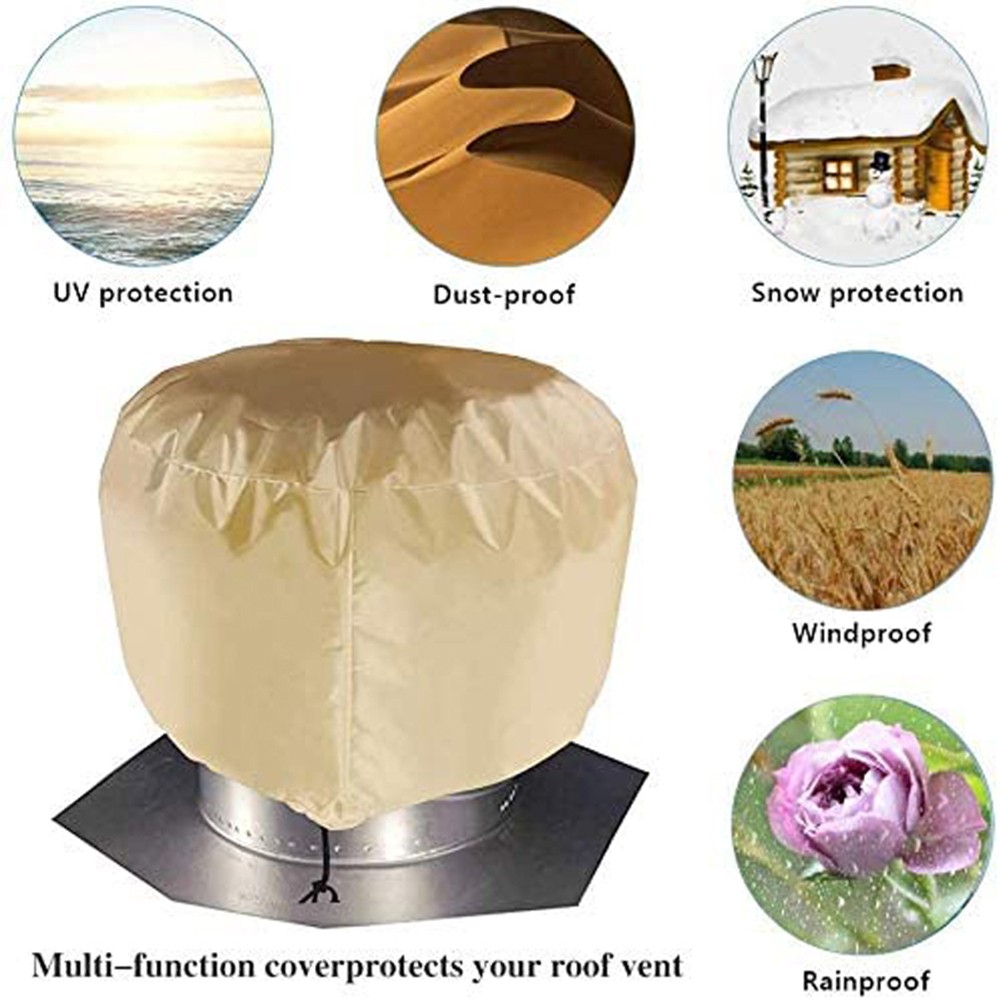 Turbine Roof Vent Cover, Heavy Duty Turbine Ventilator Protector Shield ...