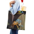 thumbnail image 4 of The Amazing World of Gumball Bolso de tela con estampado de lienzo para mujer, bolsa de compras reutilizable y estética, con cremallera interior, regalo para mujer,40*40cm., 4 of 6