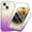 Purple, variant on Dteck Case for iPhone 16 Plus Full Body Rugged Case with Built-in Touch Sensitive Anti-Scratch Screen Protector, Soft TPU Bumper Case for iPhone 16 Plus,Clear