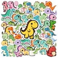 thumbnail image 3 of 35pcs Funny Dinosaur Stickers Cute Cartoon Stationery Stickers for Laptops Notebooks Suitcases, 3 of 9