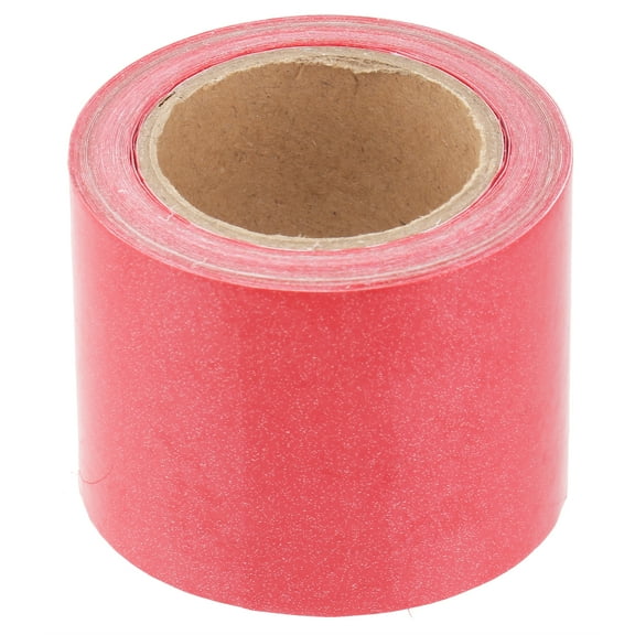 Masteelf  2 Rolls Self Adhesive Whiteboard Border Duct Tape Stickers Red