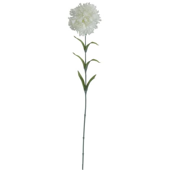 Allstate Single Carnation Artificial Floral Stem Spray - 24" - White