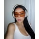thumbnail image 4 of Gafas de Sol TYA Oversize en Forma de Escudo Naranja para Mujer y Hombre, 4 of 9