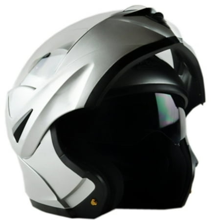 - ILM Motorcycle Flip up Modular Full Face Helmet Dual Visor DOT Approved 8 Colors Available