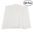 thumbnail image 1 of SHISUYAN 50pcs Paper Lollipop Sticks Cake Sticks for Birthday Party DIY Craft Project, 1 of 5