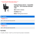thumbnail image 2 of Parking Distance Sensor - Compatible with 2014 - 2019 Chevy Silverado 1500 2015 2016 2017 2018, 2 of 2