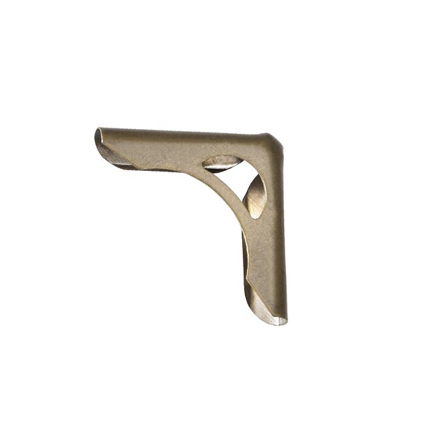 Metal Book Corner Protectors Edge Cover Guard 22 x 22 x 6mm Bronze Tone