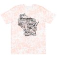 thumbnail image 3 of Inktastic Wisconsin State Word Salad T-Shirt, 3 of 5
