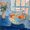 Blue Goldfish, variant on Yayeee 100% Cotton Hand Towels for Bathroom 16" x 28" Soft Absorbent Kitchen Towel, Colorful Goldfish
