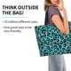 thumbnail image 2 of Fotbe Leopard 1 Bolsa Tote Estética de Lona con Estampado para Mujer - Bolsa Reutilizable de Hombro Casual para Vacaciones, Compras, Trabajo y Gimnasio, 2 of 8