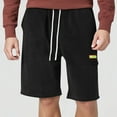 thumbnail image 2 of Youmylove Mens Athletic Shorts Mens Casual Shorts Mid Waist Cargo Shorts Pocket Drawstring Shorts Fashion Solid Color Loose Shorts Casual Beach Shorts, 2 of 5