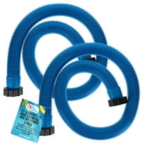 U.S. Pool Supply Above Ground Pool Hose Replacement 1.5" Diameter x 59" Long, 2 Pack, Blue - Compatible with Intex 29060E, Pool Filter Pump Hoses, Sand Filters, Saltwater Systems 1,500 to 2,500GPH