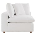 thumbnail image 2 of Modway Commix Down Filled Overstuffed Corner Chair, Pure White, 2 of 8