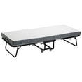thumbnail image 2 of CAFORKP Portable Foldable Twin Bed - 31x75 Inch Roll Away Guest Bed with Sturdy Metal Frame & 4 Inch Mattress, Memory Foam Support for Adults, 2 of 11