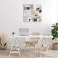 thumbnail image 4 of Stupell Industries Contemporary Neutral Square Patchwork Canvas Art, 30 x 30, by Lanie Loreth, 4 of 8