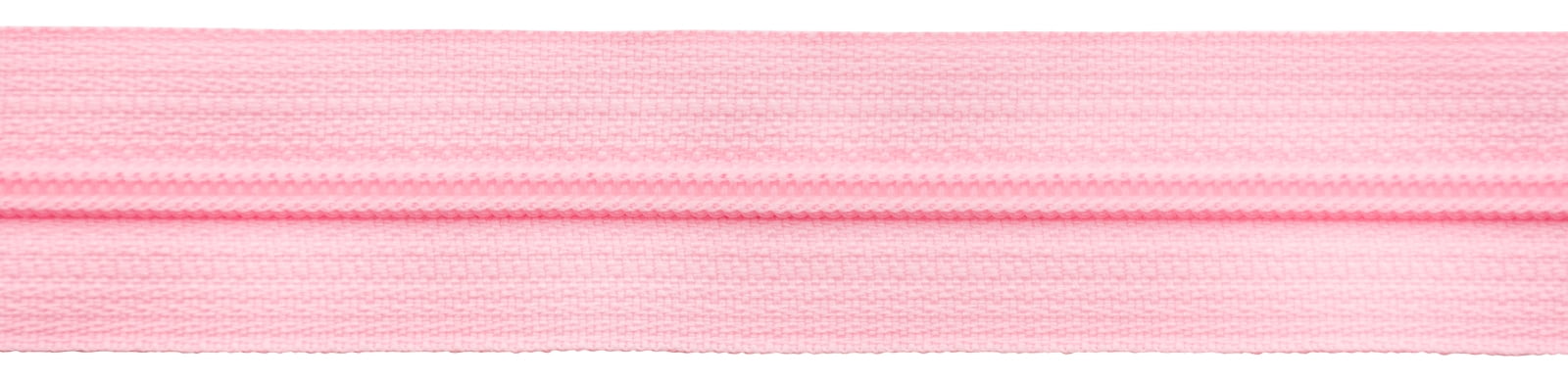 YKK® #3 Lightweight Closed-End Zipper, 7 Inch Length, Pink 513 (100 Pack)
