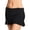 Black, variant on Women's Leilani A720043 Solids Ruffle Skirtini Swim Bottom (Leilani Navy 10)