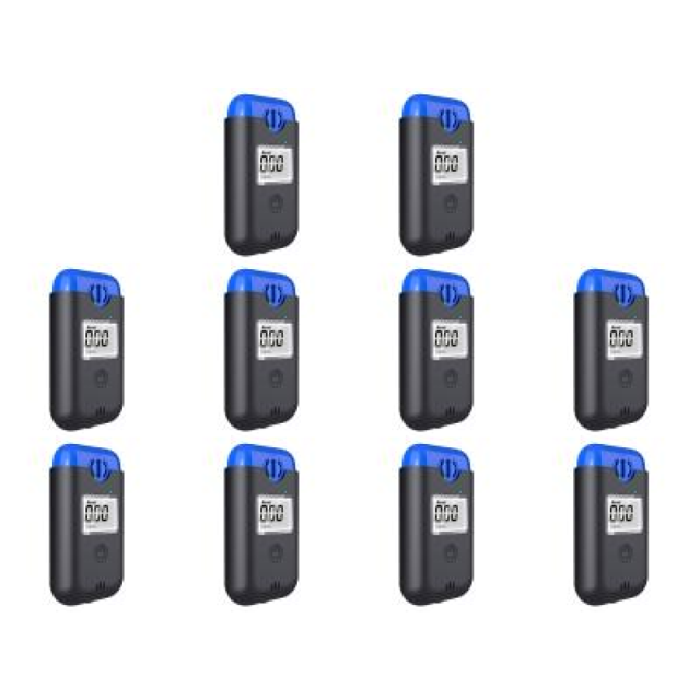 Alcoholímetro digital con pantalla LCD y alcoholímetro para uso personal, color azul