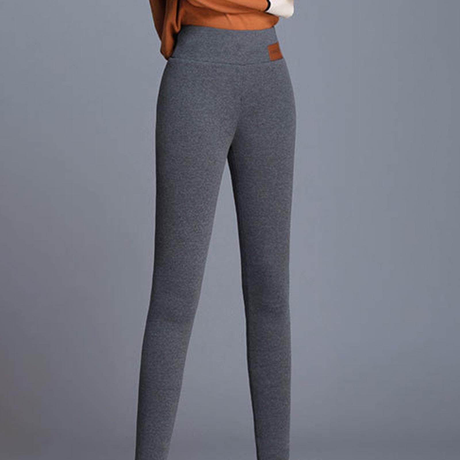 serony Femmes Polaire Double Leggings Epais Velours Collants Taille Haute Legging Solide S Walmart