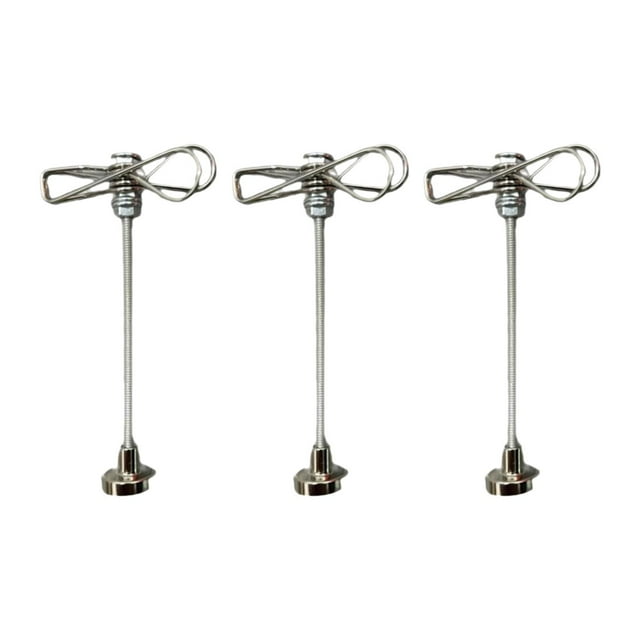 Clips de bobina de incienso de 3 piezas acero inoxidable de acero inoxidable sólido sólido para usar soportes de clip para acampar para acampar Largo