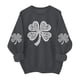 thumbnail image 3 of TaTaai Womens St Patricks Day Print Sweatshirt Long Sleeve Crewneck Casual Pullover Fleece Lined Holiday Top Gift, 3 of 6