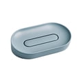 thumbnail image 1 of Yuarrent Soporte de esponja sin perforaciones, bandeja de drenaje de agua, caja de almacenamiento autoadhesiva, organizador de bañera para Juegos de accesorios de baño Azul, 1 of 6