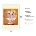 thumbnail image 2 of Senecio (Baldgreis) - Head of a Man Going Senile - From an Original Color Painting by Paul Klee c.1922 - Master Art Print (Unframed) 13in x 19in, 2 of 4