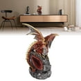 thumbnail image 1 of Statue de Dragon Sculpture Décoration en Résine Extérieure Figurine Ornement pour Table, Statue Art, 1 of 7