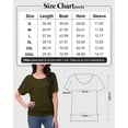 thumbnail image 6 of Women's Dolman Top Boat Neck Comfortable Short Sleeve Solid Gentle Tees Casual T Shirt with Side Shirring Detail, 6 of 7