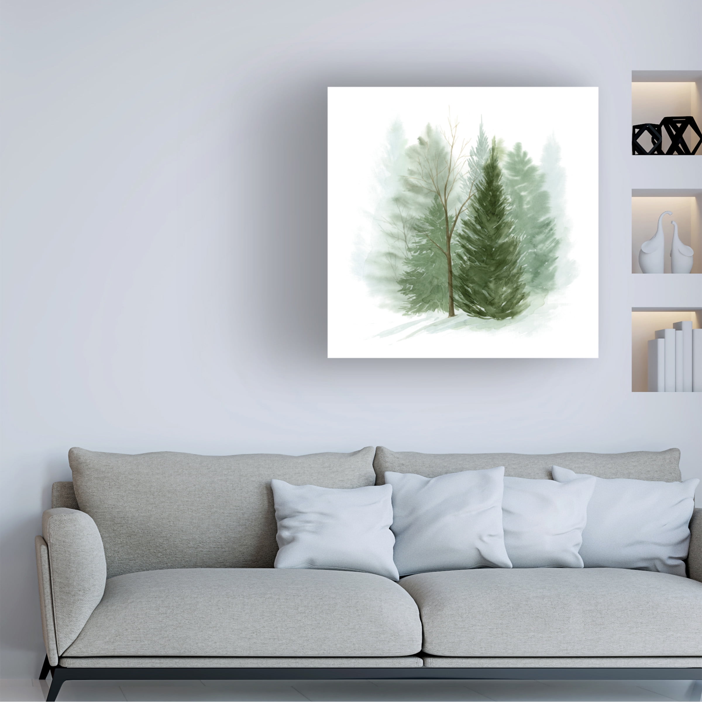 Grace Popp 'Walk in the Woods I' Canvas Art