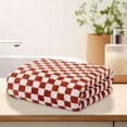 thumbnail image 2 of FEOLGEHLY Red Hand Towels for Bathroom - 100% Cotton, Super Soft And Quick Drying & Absorbent, Fade-Resistant, Resisting Shedding Cozy, Towels for Daily, and Athroom ,Pool, Beach, Spa, 2 of 4