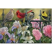 House & Homebody Co.  'Songbird Elements' Wall Art Printed on Wood 8 x 24
