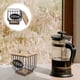 thumbnail image 4 of Portafiltros de café de madera con tapa de madera, organizador de cápsulas de café para encimera de cocina, decoración de estación de café, cesta de almacenamiento de café para café molido y filtros, 4 of 7