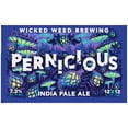 thumbnail image 5 of Wicked Weed Brewing Pernicious IPA Craft Beer, 12 Pack, 12 fl oz Aluminum Cans, 7.3% ABV, 5 of 5