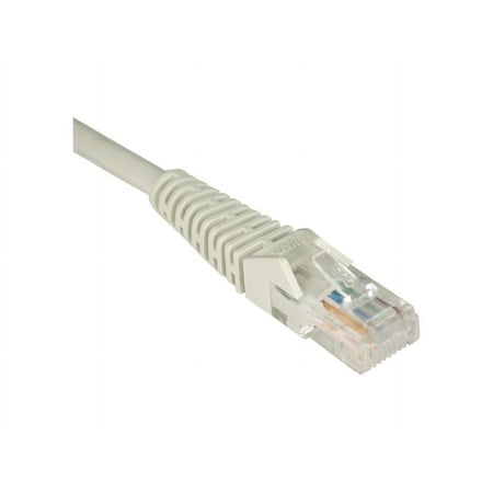 UPC: 0037332172440 | Tripp Lite 6-ft. Cat5e 350MHz Snagless Molded Cable (RJ45 M/M) – Gray