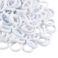 thumbnail image 1 of 400 lazos para el pelo de bebé, soportes elásticos para cola de caballo, suaves y sin costuras, multicolor, accesorios para el pelo de bebés (blanco), 1 of 1